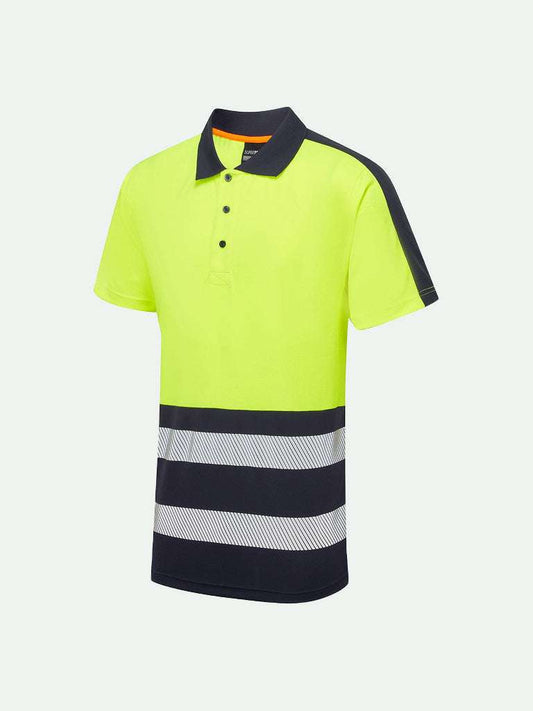 High-Vis Eco Coolair Polo in yellow