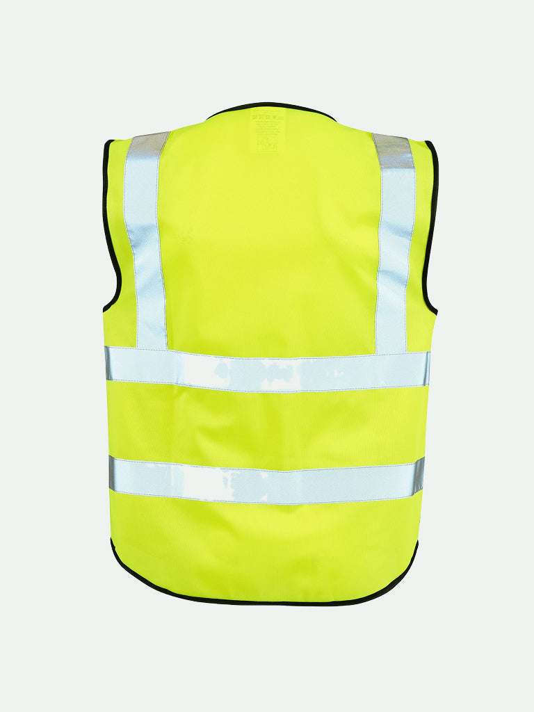 Yellow rear view Executive Hi-Vis Vest