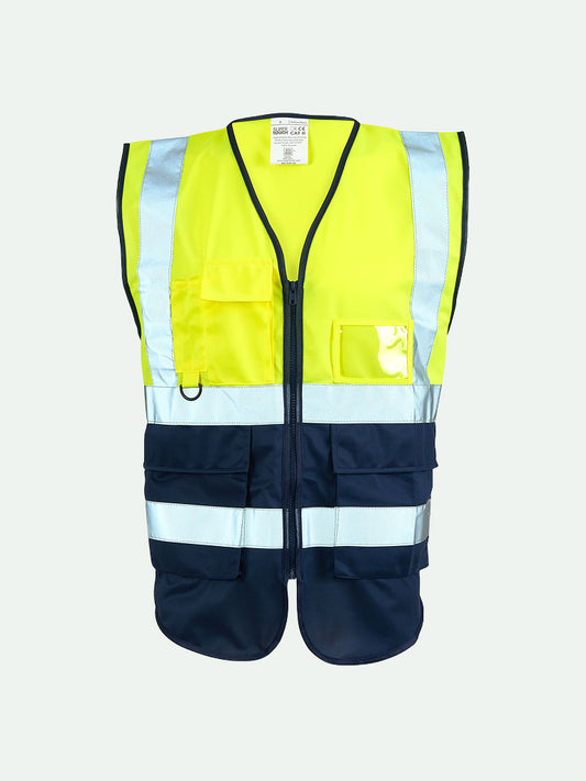 Hi-Vis Yellow 2 Tone Executive Vest