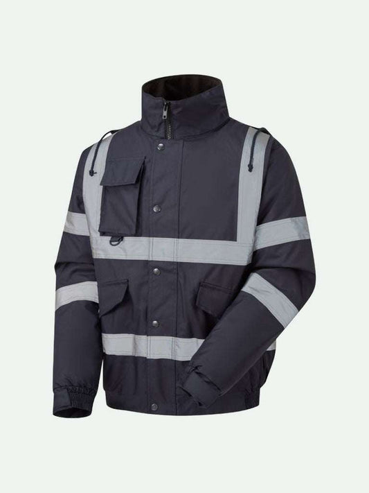 Security Bomber Jacket in black for Outerwear