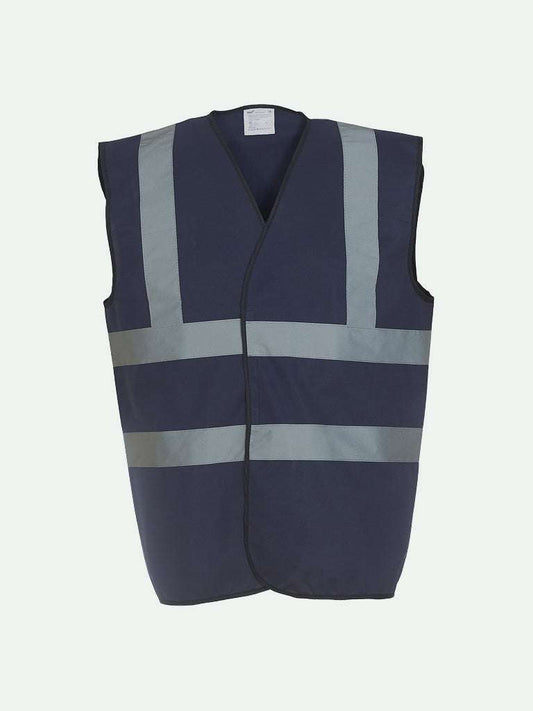 Coloured Hi-Vis Vest in navy