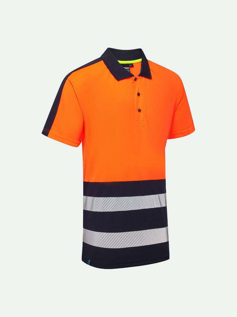 High-Vis Eco Coolair Polo - orange