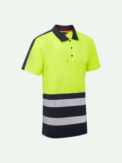 High-Vis Eco Coolair Polo - yellow