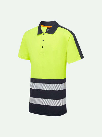 High-Vis Eco Coolair Polo in yellow