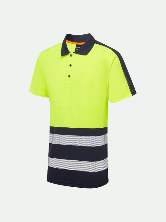 Essentials Hi-Vis Eco Coolair 2 Tone Polo