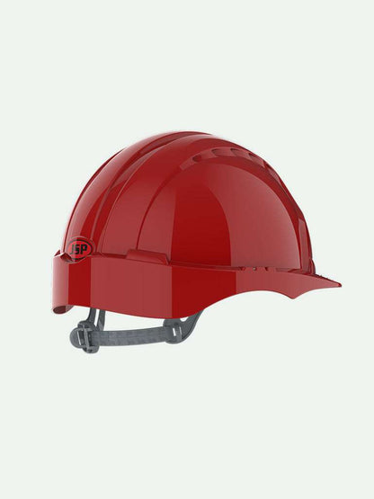 side and back red EVO®2 Safety Helmet - Slip Ratchet