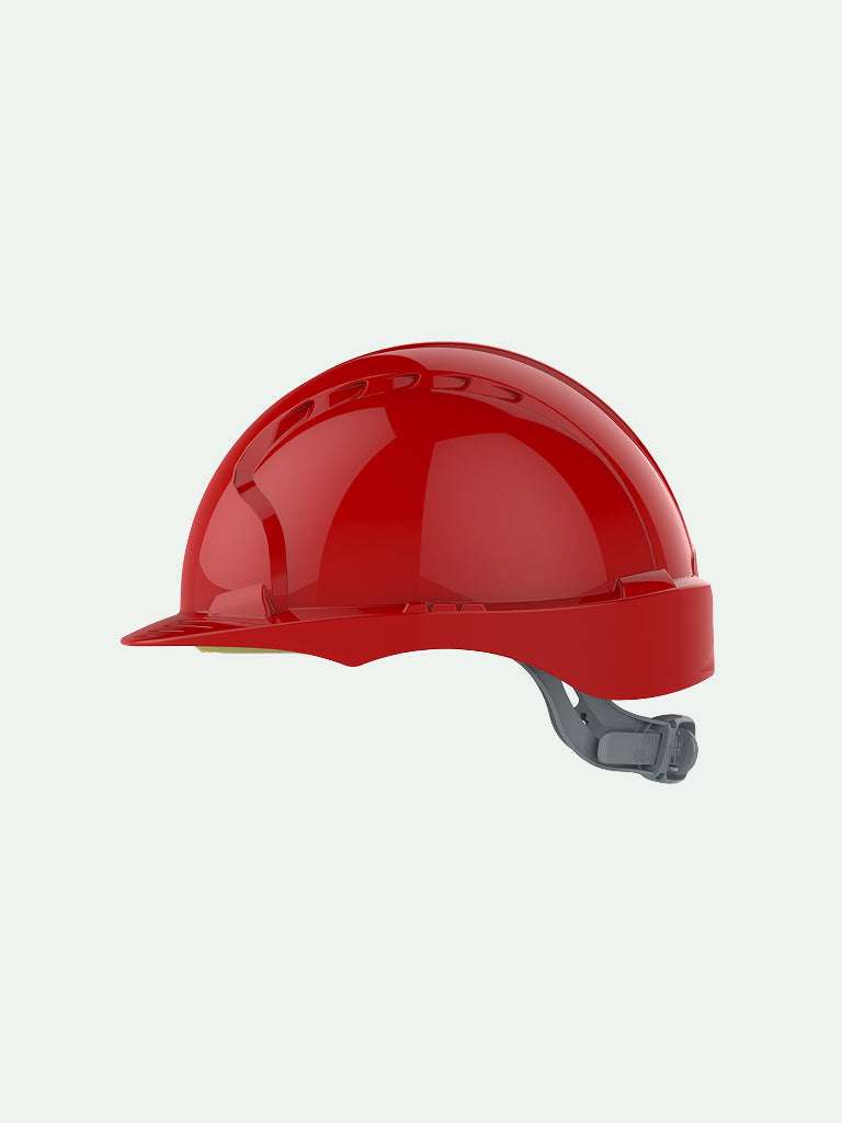 side red EVO®2 Safety Helmet - Slip Ratchet