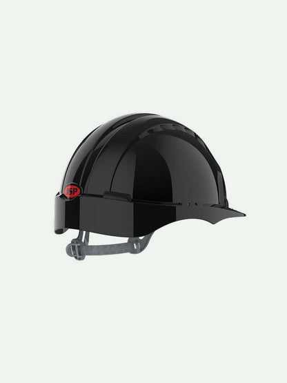 Black EVO®3 Safety Helmet side view