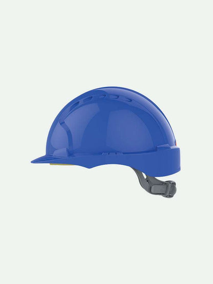 Blue EVO®3 Safety Helmet rear view