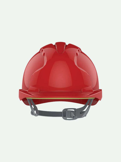 Red EVO®3 Safety Helmet with Slip Ratchet