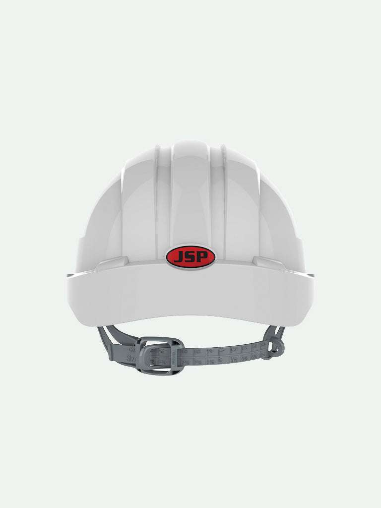 White EVO®3 Safety Helmet with Slip Ratchet