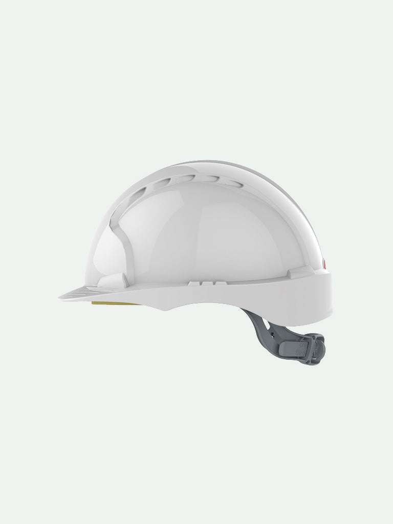 White EVO®3 Safety Helmet with Slip Ratchet