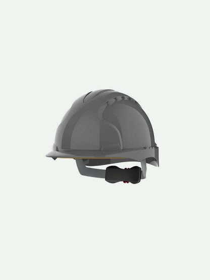 Grey EVO®3 safety helmet with wheel ratchet