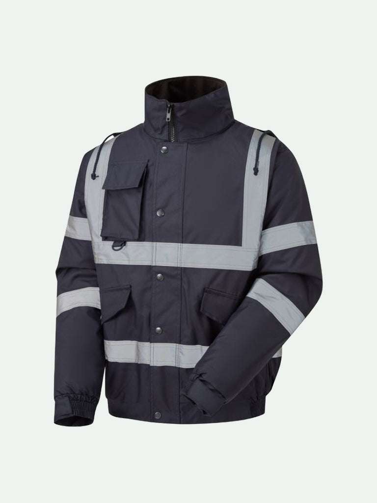 Security Bomber Jacket in black for Outerwear