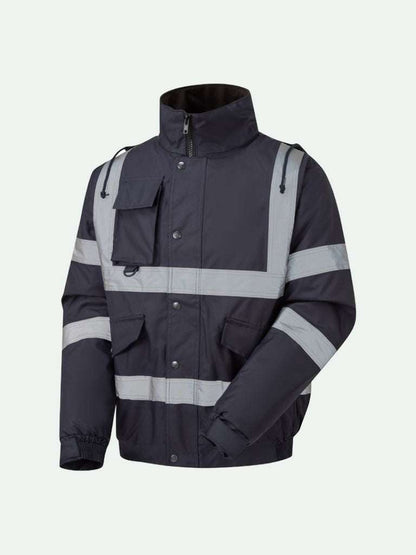 Security Bomber Jacket in black for Outerwear