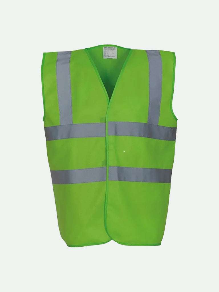 Coloured Hi-Vis Vest in lime