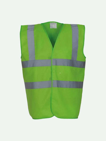 Coloured Hi-Vis Vest in lime