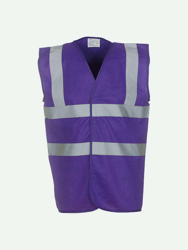 Coloured Hi-Vis Vest in purple