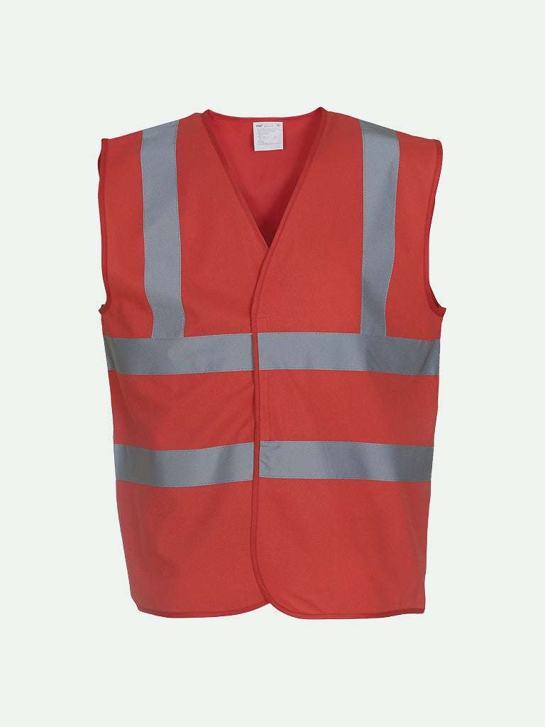 Coloured Hi-Vis Vest in red