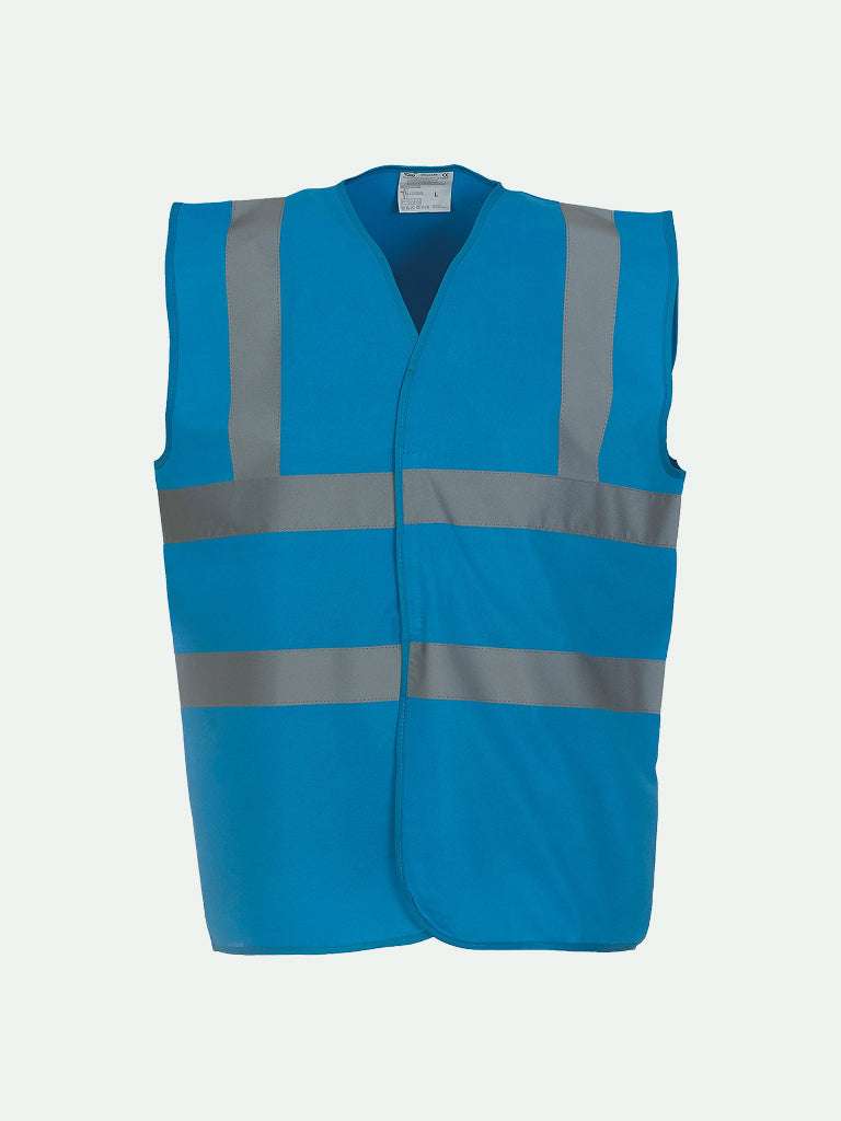 Coloured Hi-Vis Vest in sapphire