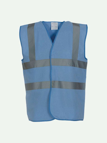 Coloured Hi-Vis Vest in sky blue