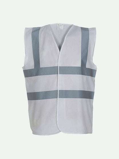 Coloured Hi-Vis Vest in white