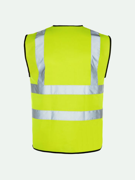 Standard Hi-Vis Yellow Zip Vest